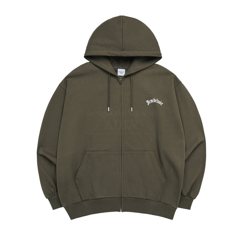 Gold Chain Bear Doll Zip-up Hoodie