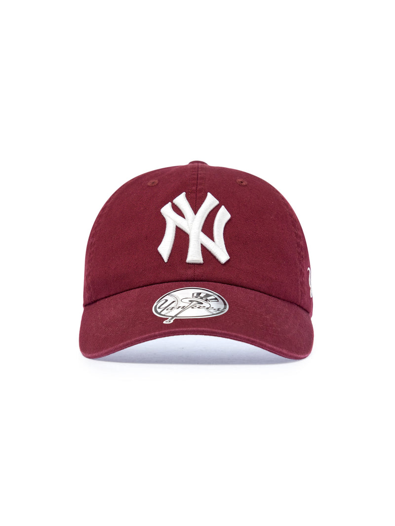 Signature Unstructured Ball Cap NY Yankees Wine