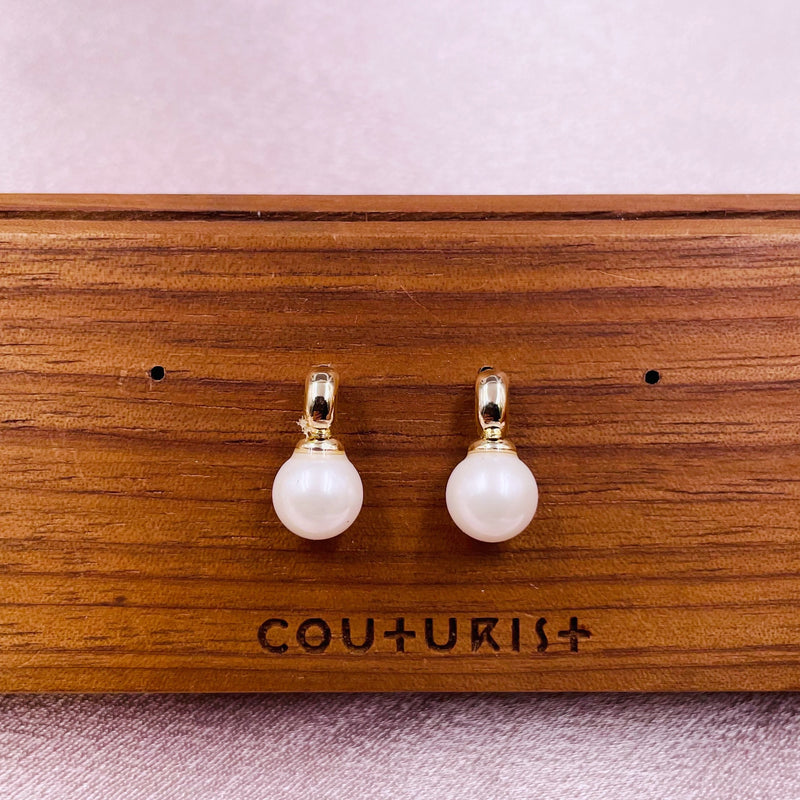 Basic Pearl Hood Earrings