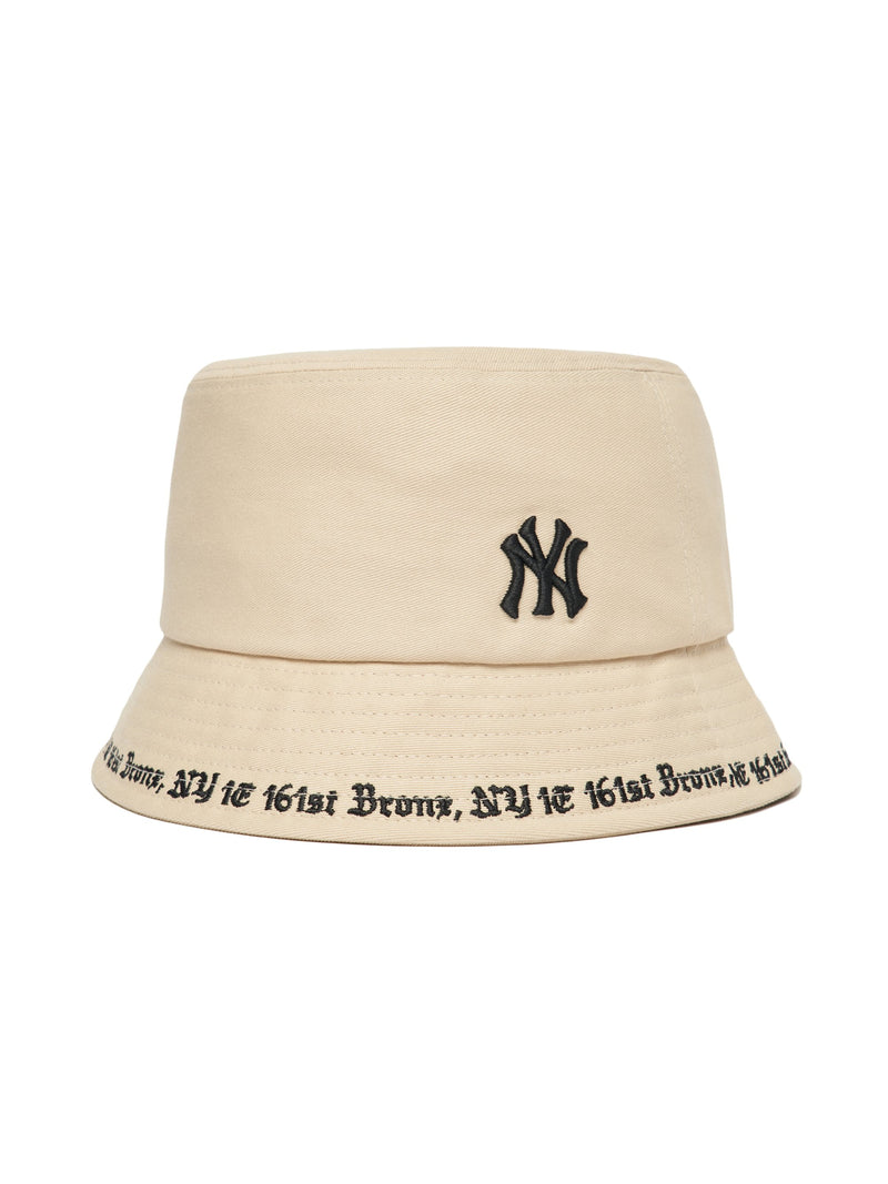 Gothic Bucket Hat NY Yankees Beige