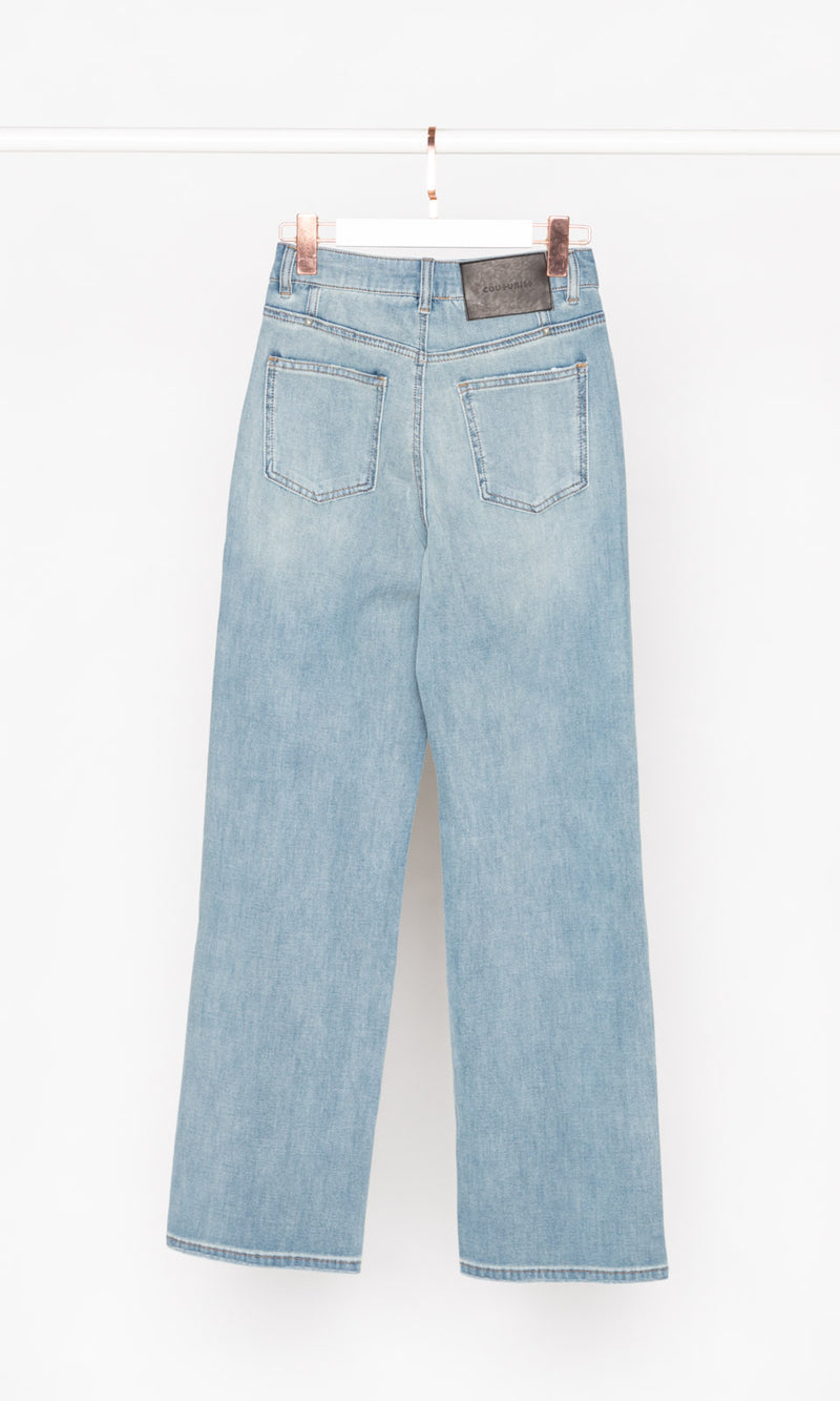 High-waisted Soft Relax Fit Jeans