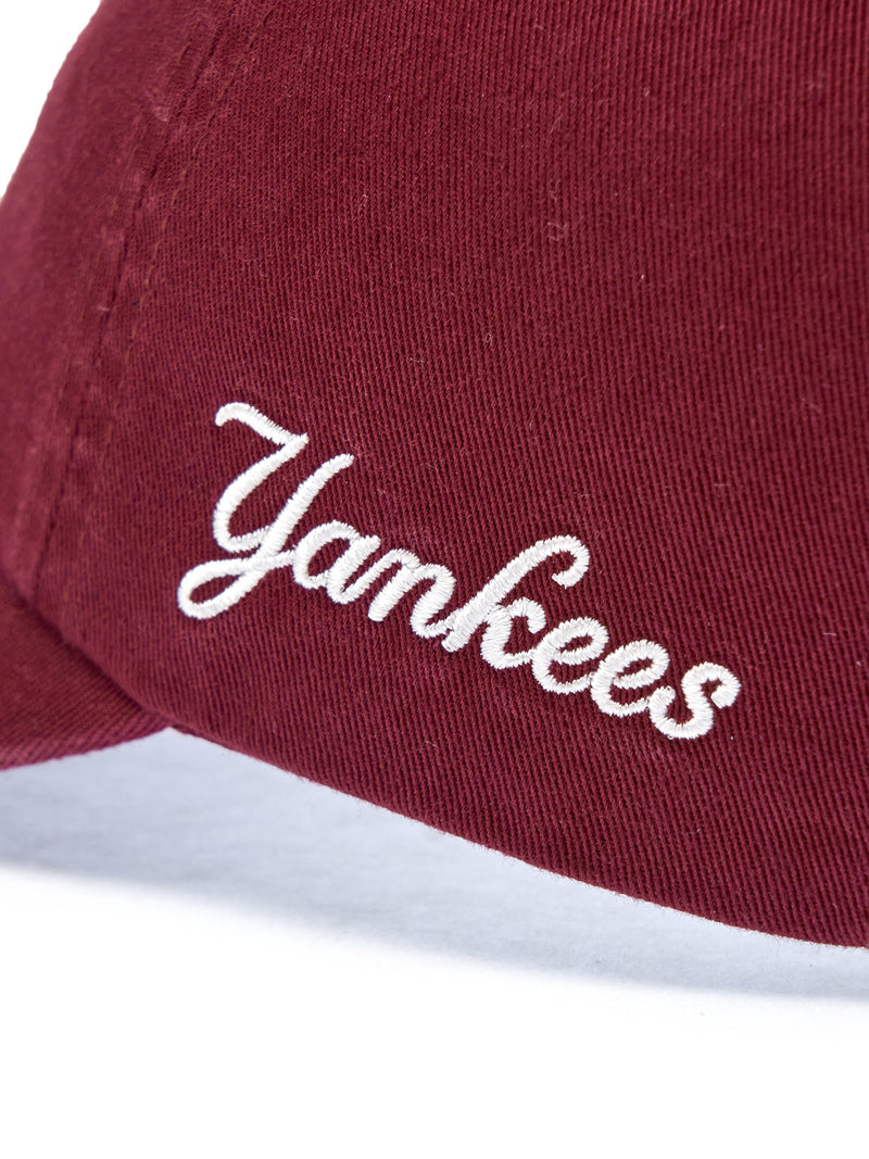 Signature Unstructured Ball Cap NY Yankees Wine