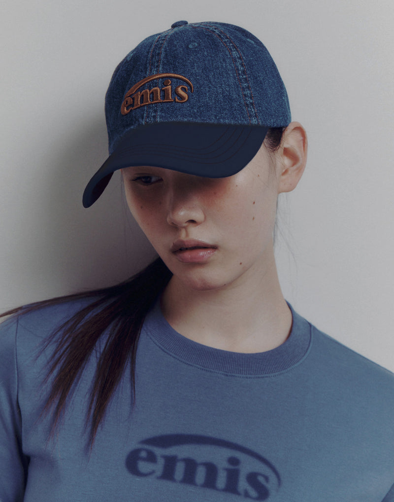 Washed Denim Ball Cap