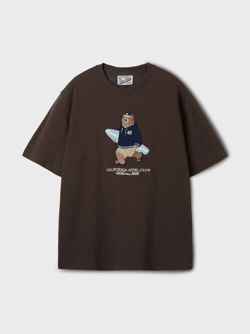 Steve Patch Short Sleeve T-shirt Brown