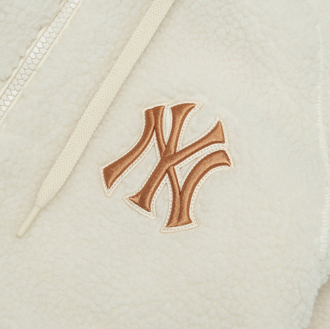 Front Logo Fleece Hooded Jacket