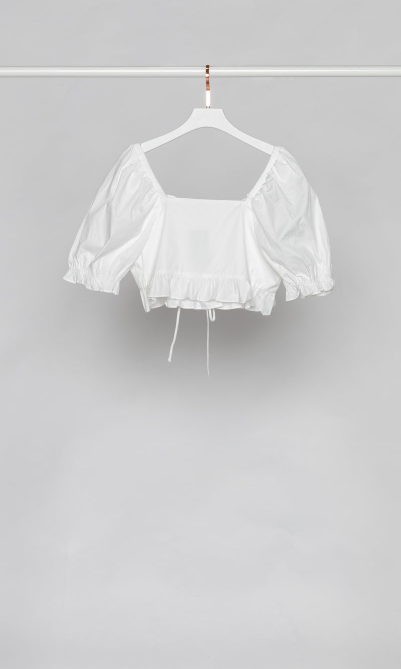 Front Lace-up Crop Top