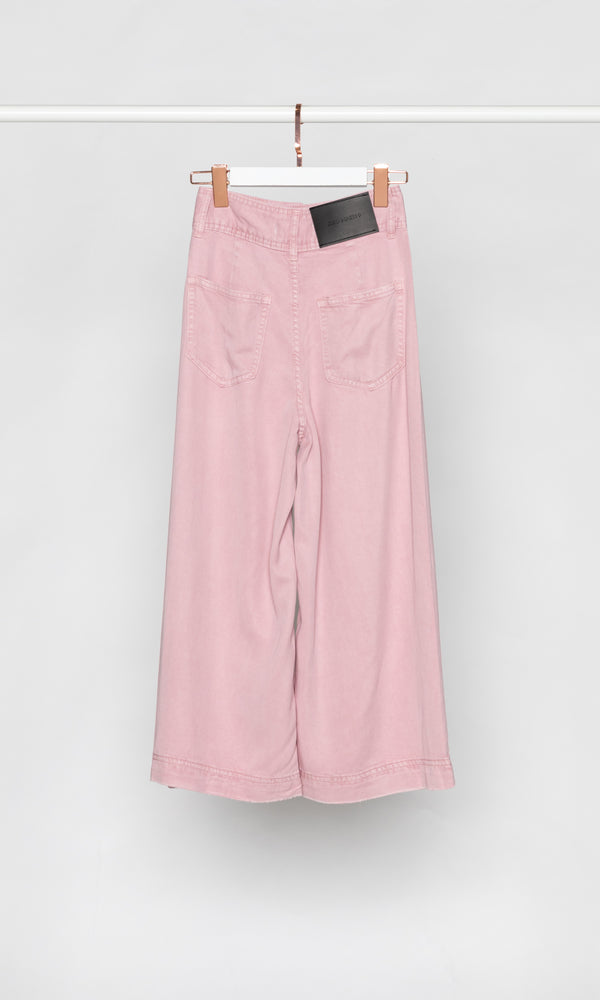 Super Soft Wide Leg Crop Jeans