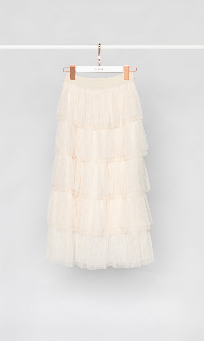 Ruffle Layers Tulle Skirt