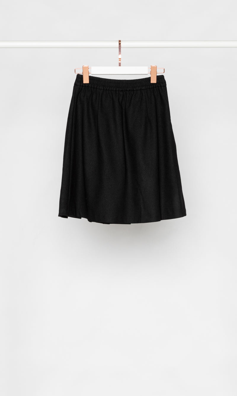 High-waisted Pleated Skirt