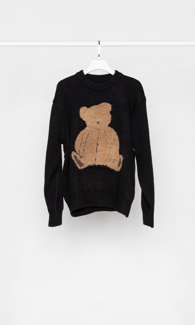 Fuzzy Bear Knit Sweater