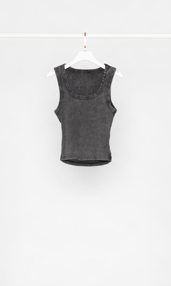 Washed Grey Muscle Tank