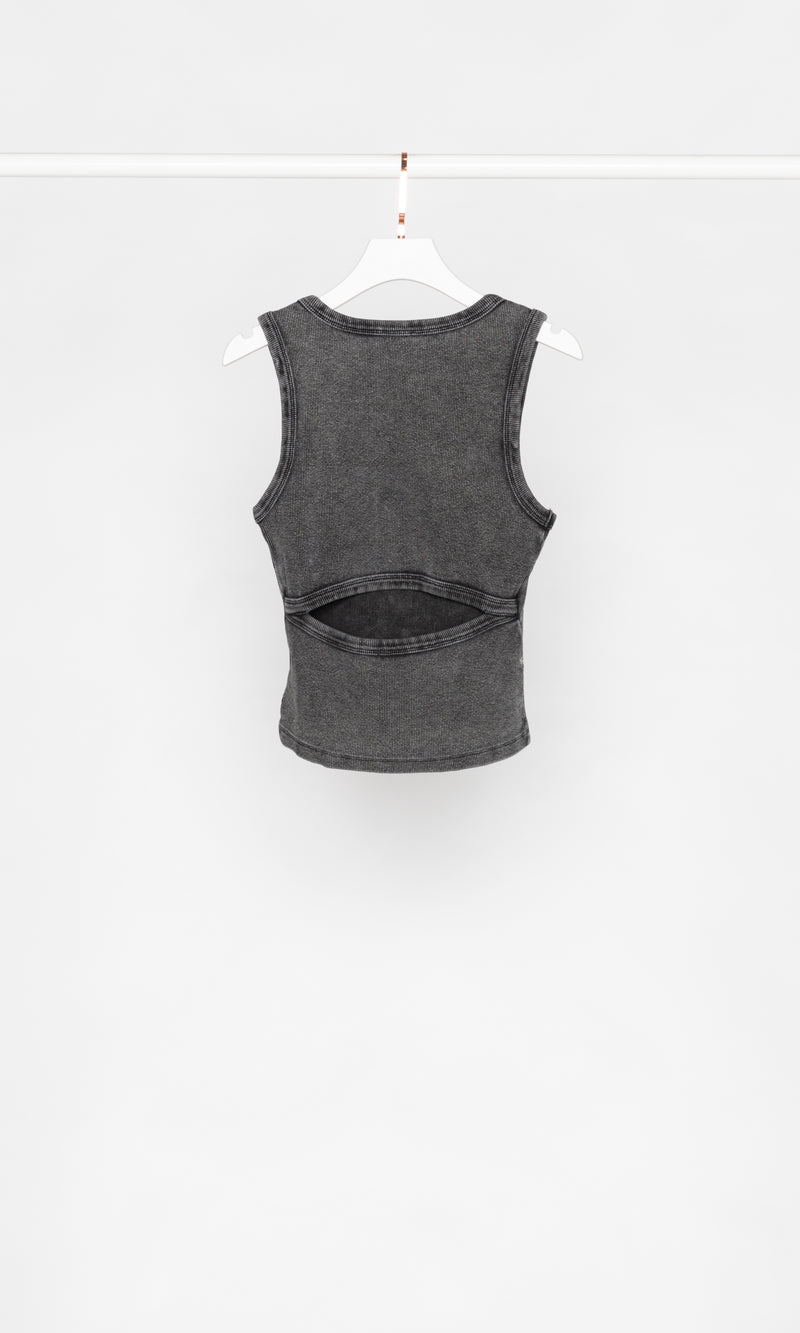 Washed Grey Muscle Tank