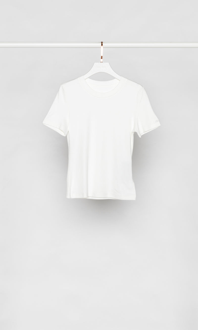 Basic Fitted Short-sleeves T-shirt