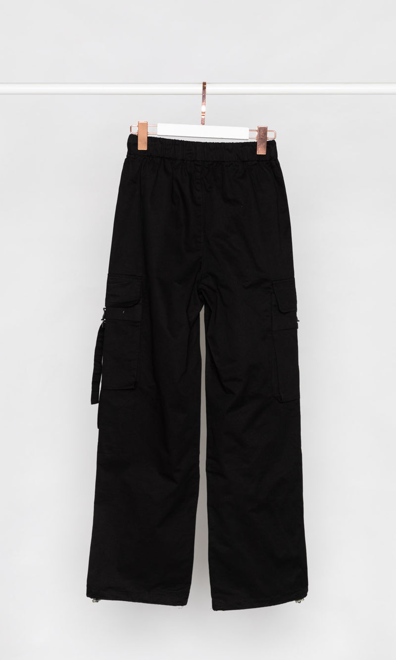 Pocket with Buckle Cargo Pants