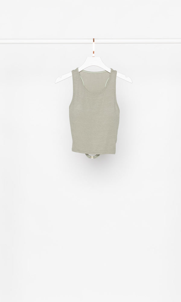 Muscle Tank with Back Cut-out