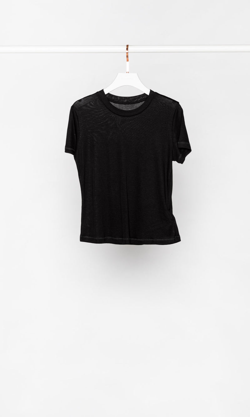 Solid Color Basic T-shirt