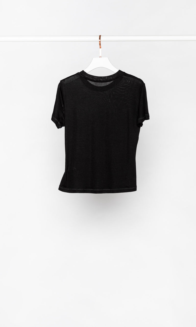 Solid Color Basic T-shirt