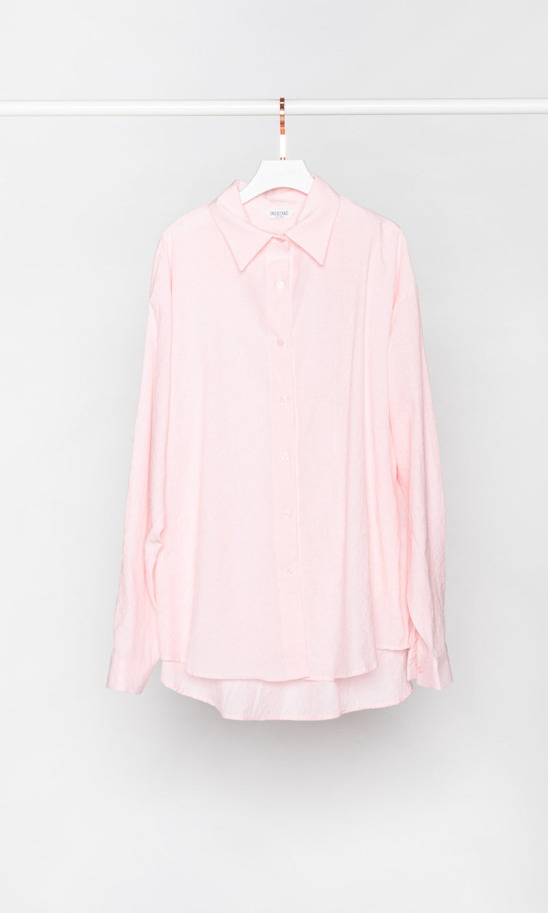 Thin Stripe Oversized Shirt