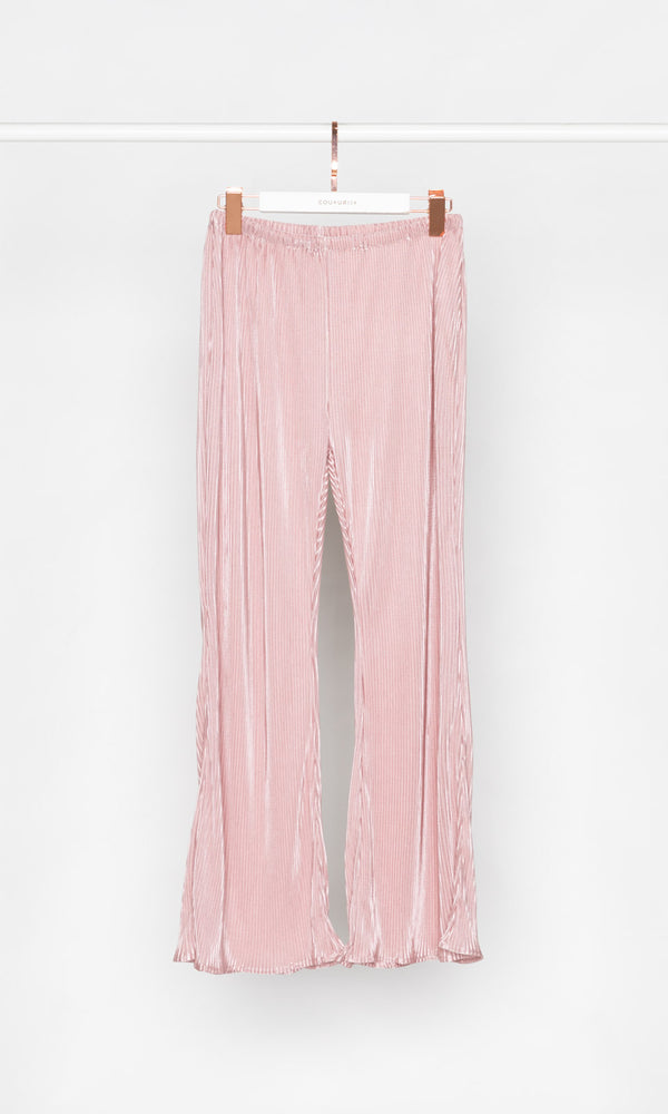 Small Pleated Flare Pants