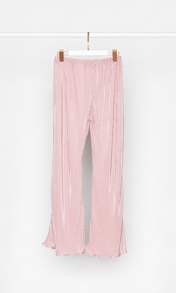 Small Pleated Flare Pants