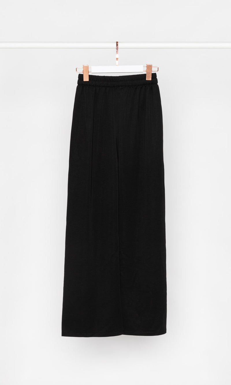 Soft Basic Wide Leg Pants