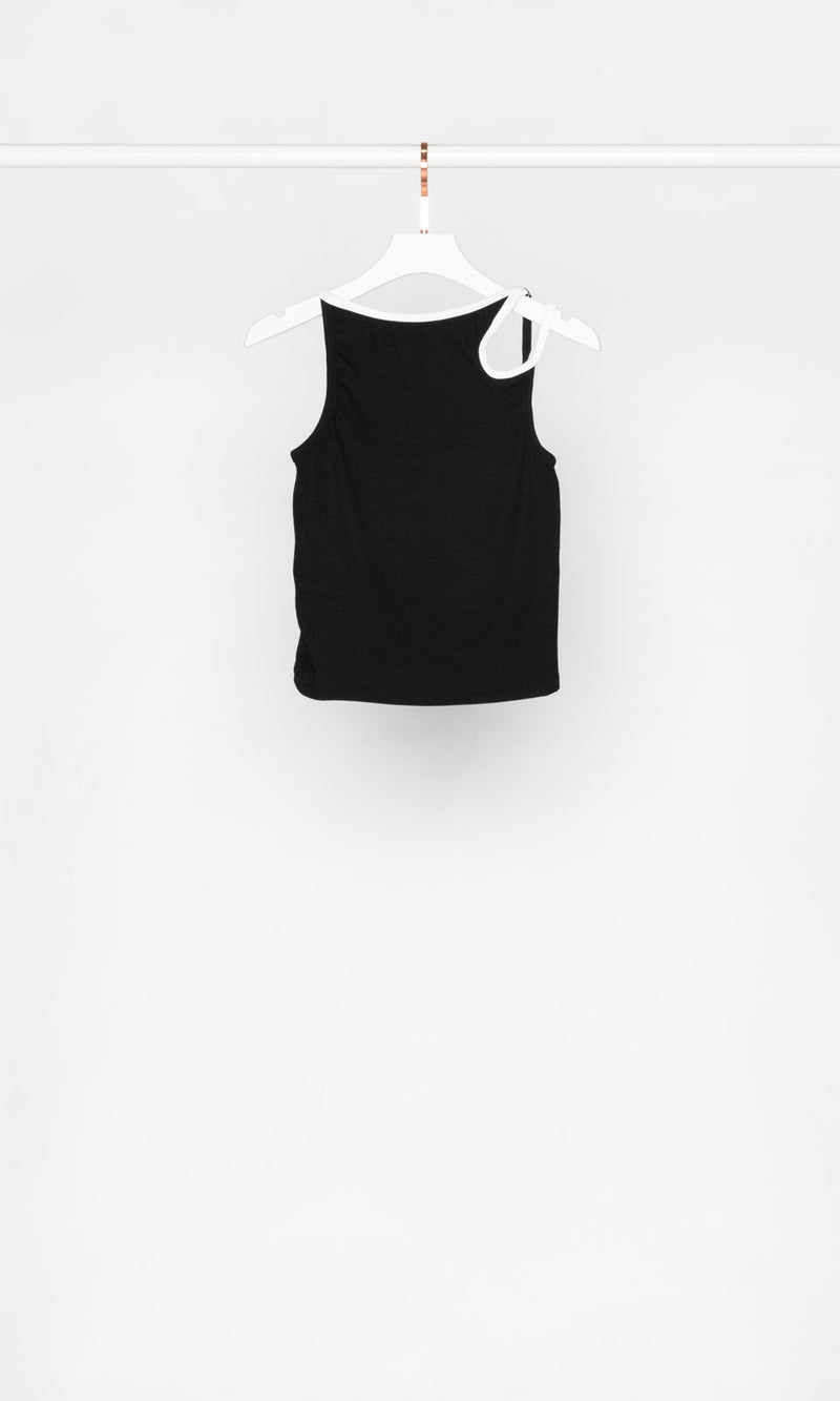 Asymmetrical Shoulder Cut-out Tank