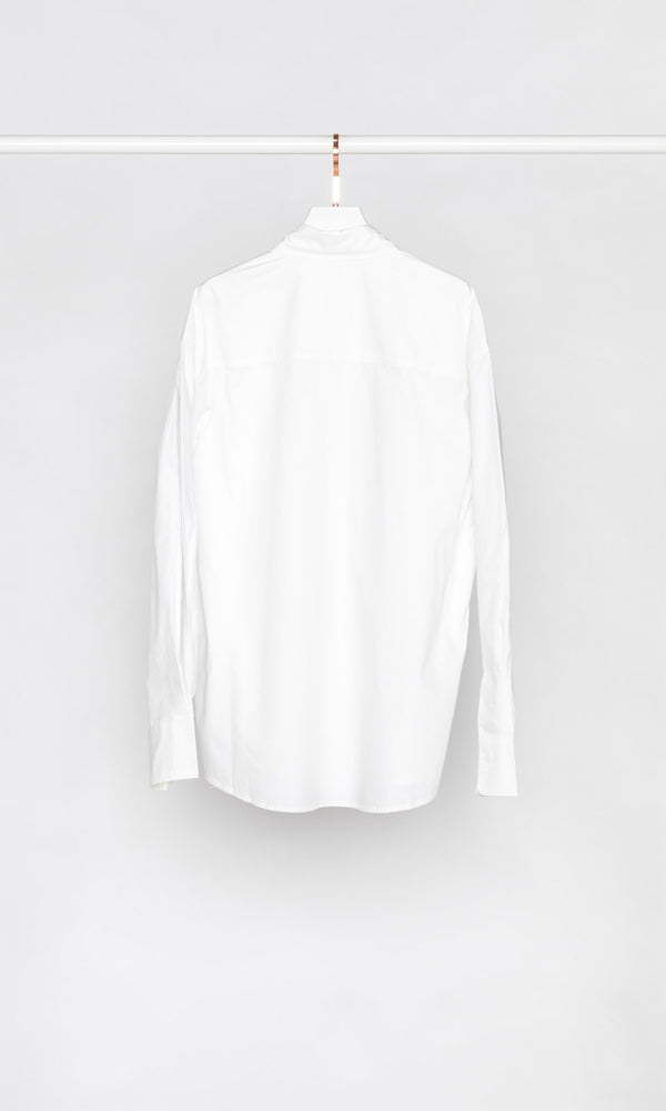 Oversized Basic White Shirt