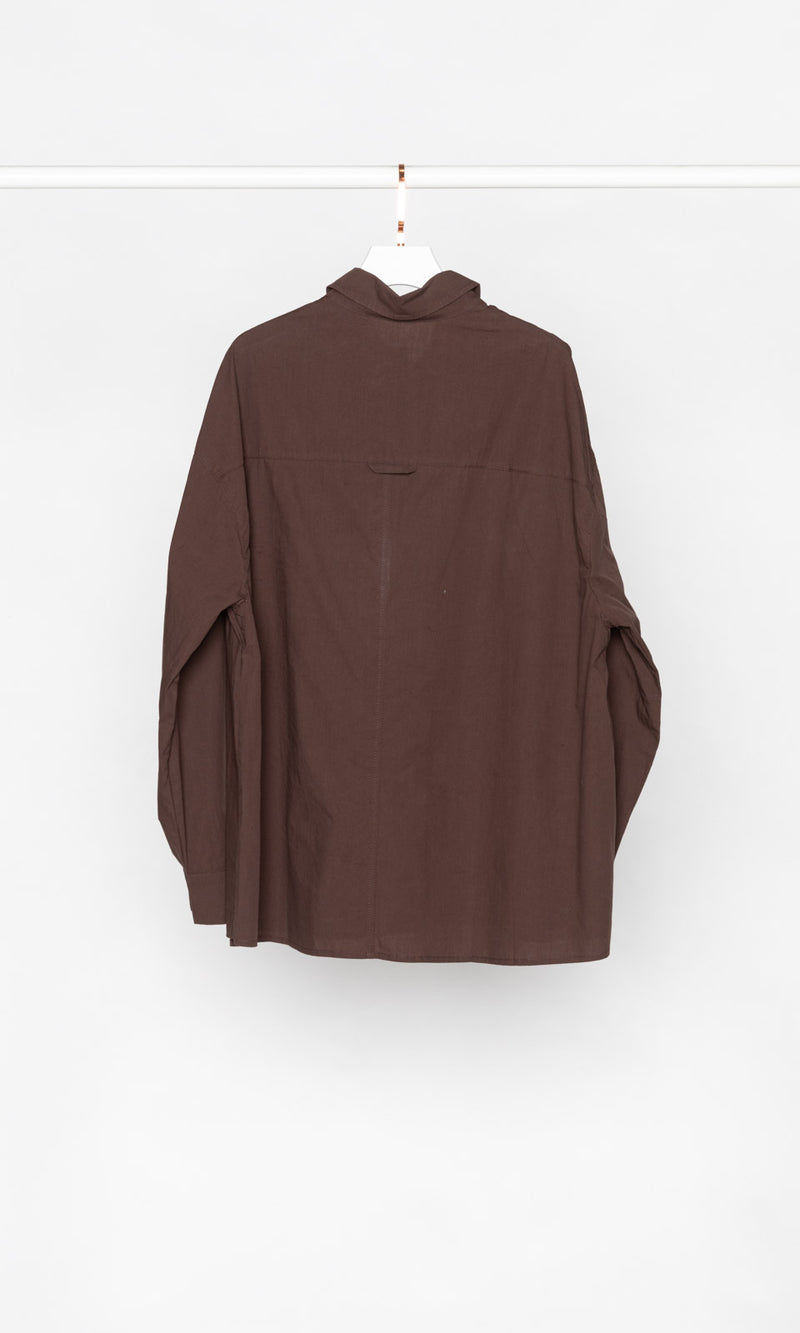 Oversized Front Pockets Shirt