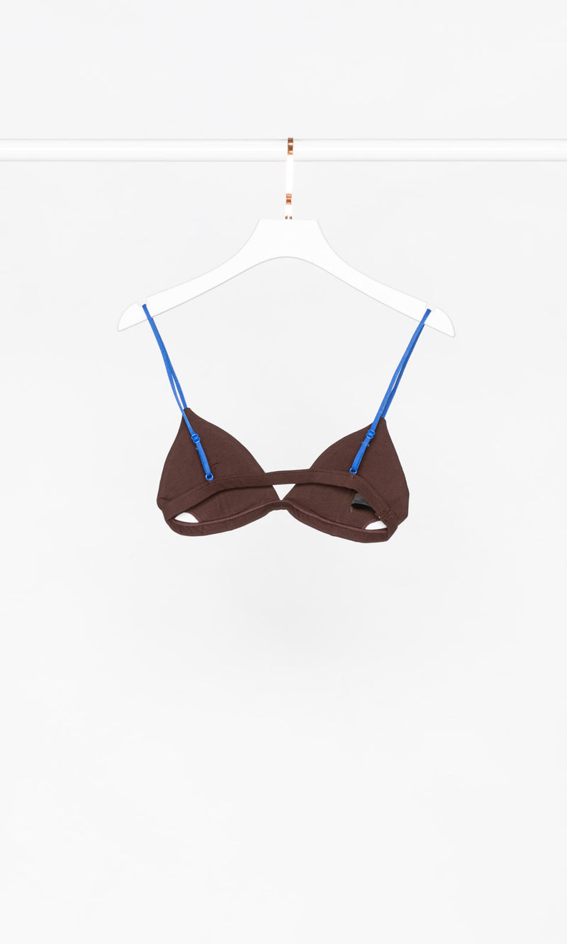 Contrasting Strap Wireless Bralette