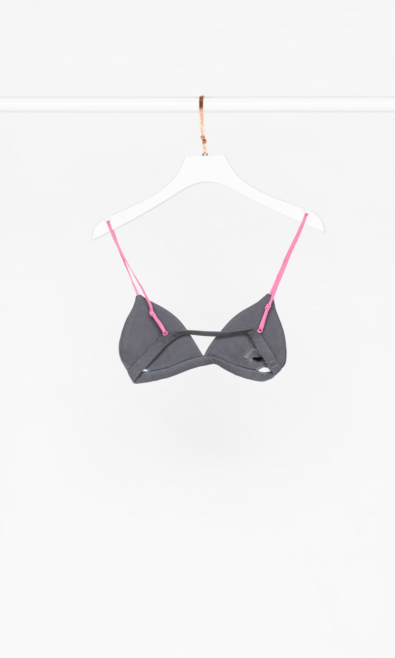 Contrasting Strap Wireless Bralette