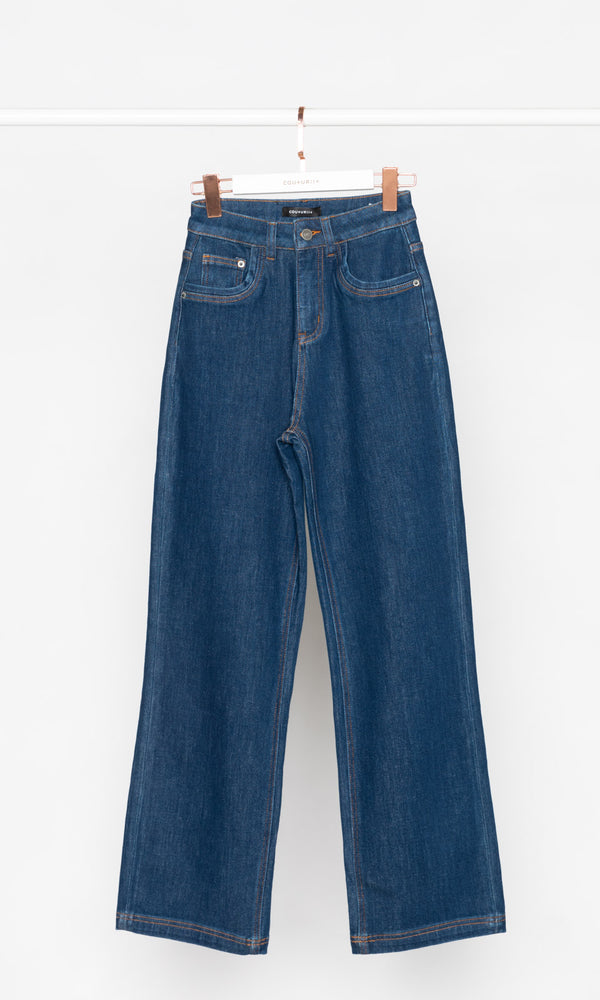 Vintage Blue Wide Leg Jeans