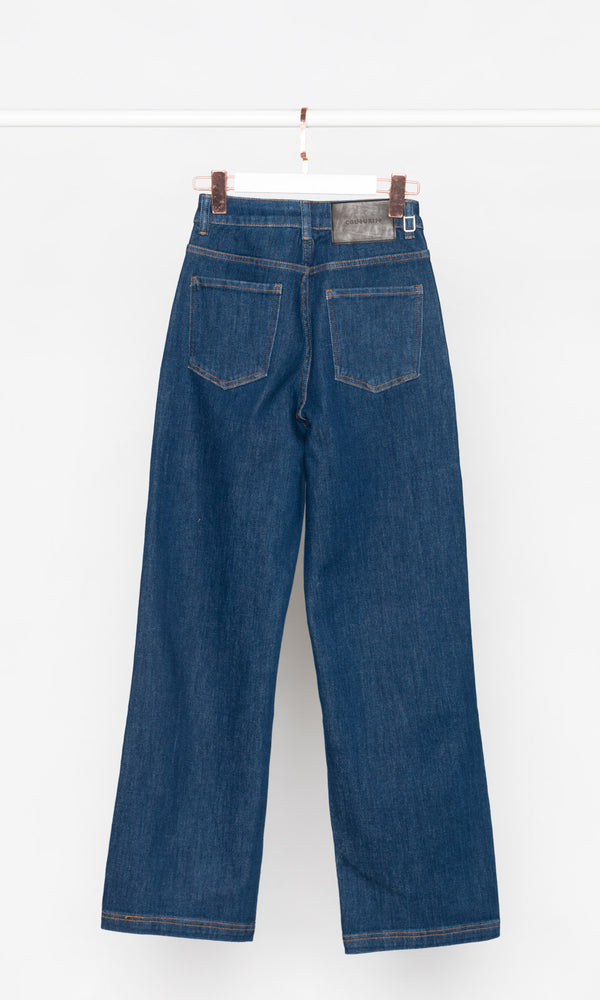 Vintage Blue Wide Leg Jeans