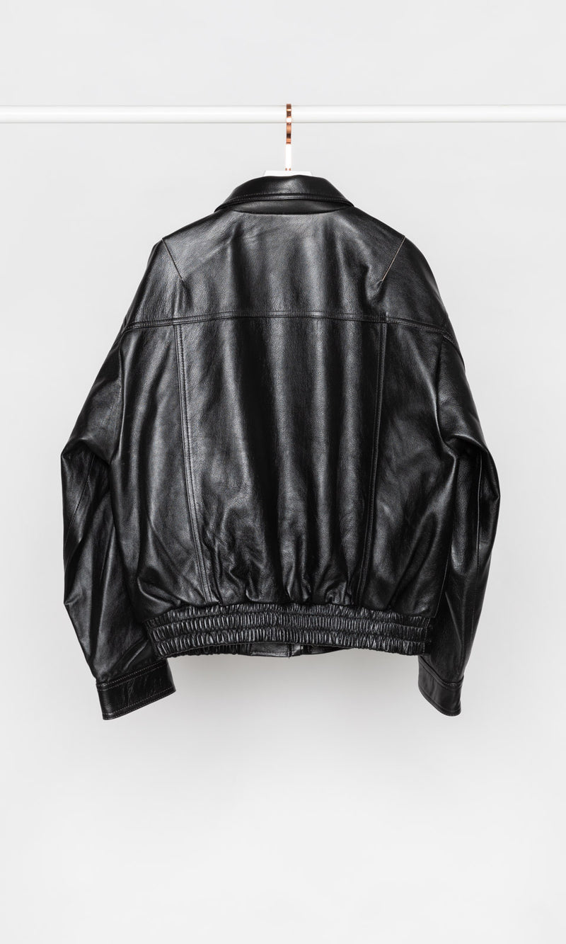 Vintage Style Cow Leather Jacket