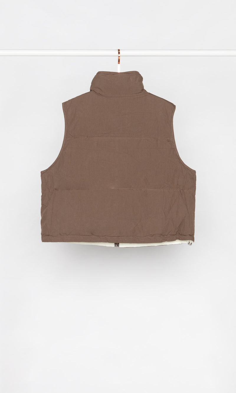 Reversible Oversized Down Vest