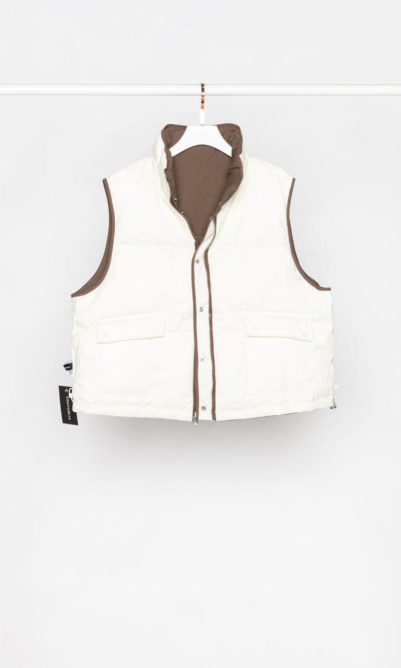 Reversible Oversized Down Vest