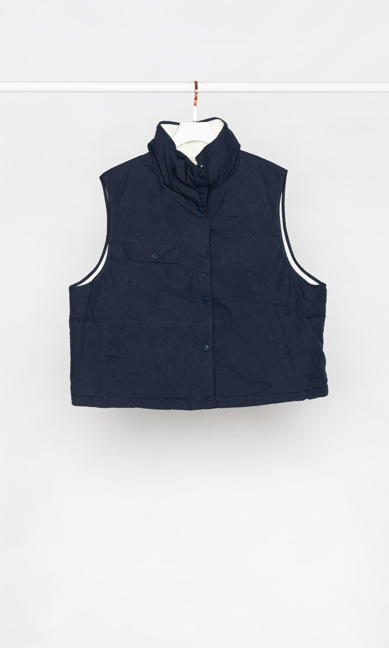 Reversible Oversized Down Vest