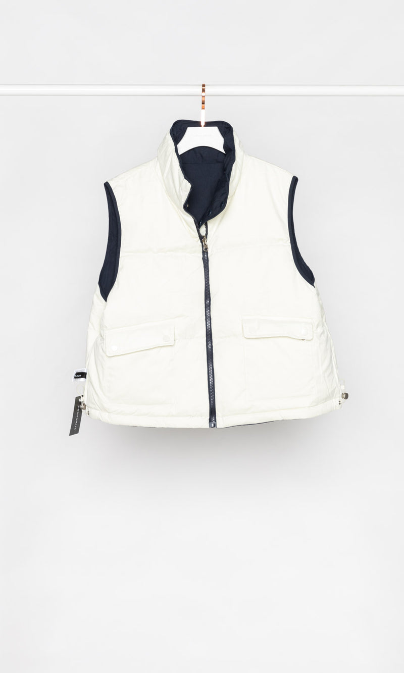 Reversible Oversized Down Vest