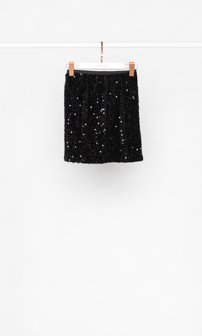 Sparkly Sequins Mini Skirt