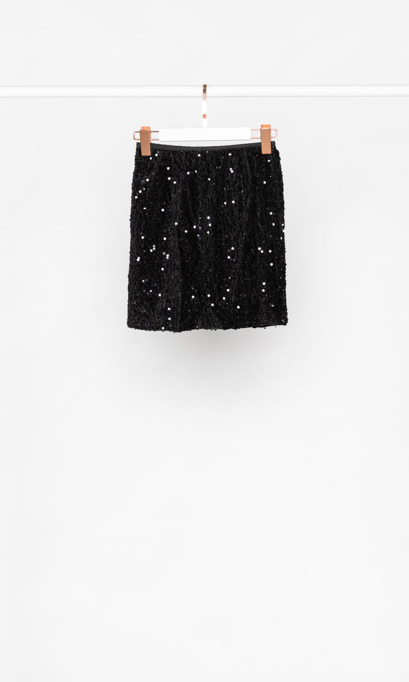 Sparkly Sequins Mini Skirt