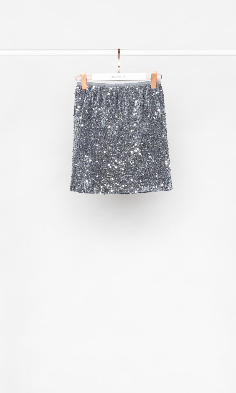 Sparkly Sequins Mini Skirt