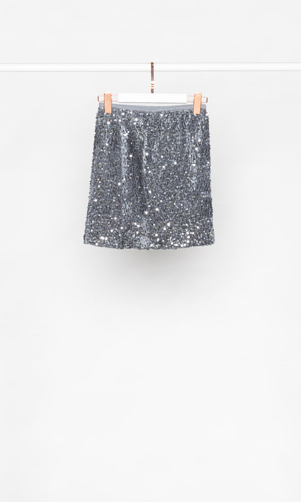 Sparkly Sequins Mini Skirt