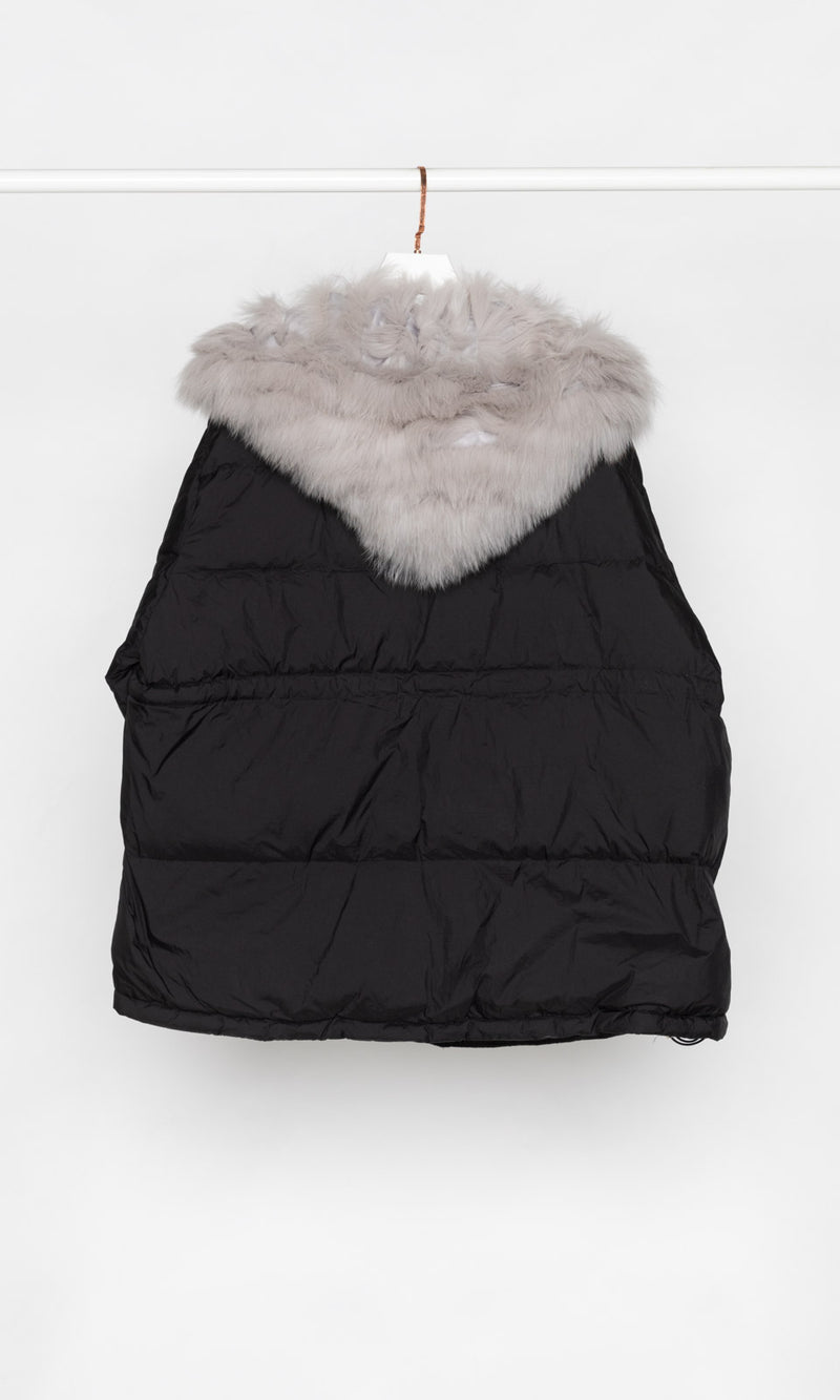 Fur Edges and Hood Down Jacket