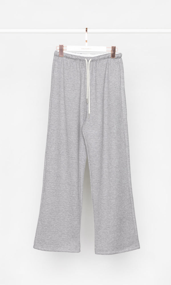 Thick Fleece Wide Leg Sweatpants