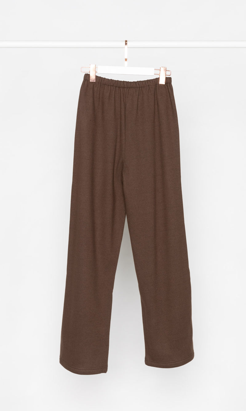 Thick Fleece Wide Leg Sweatpants