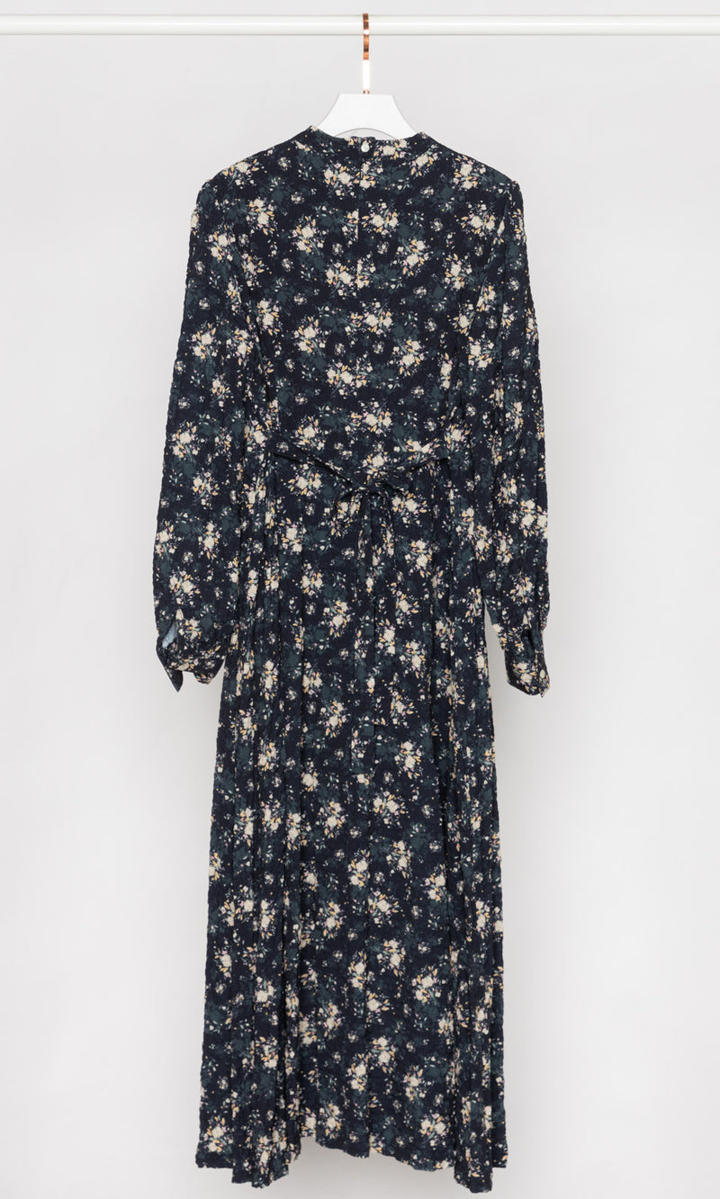 Floral Long Sleeves Maxi Dress