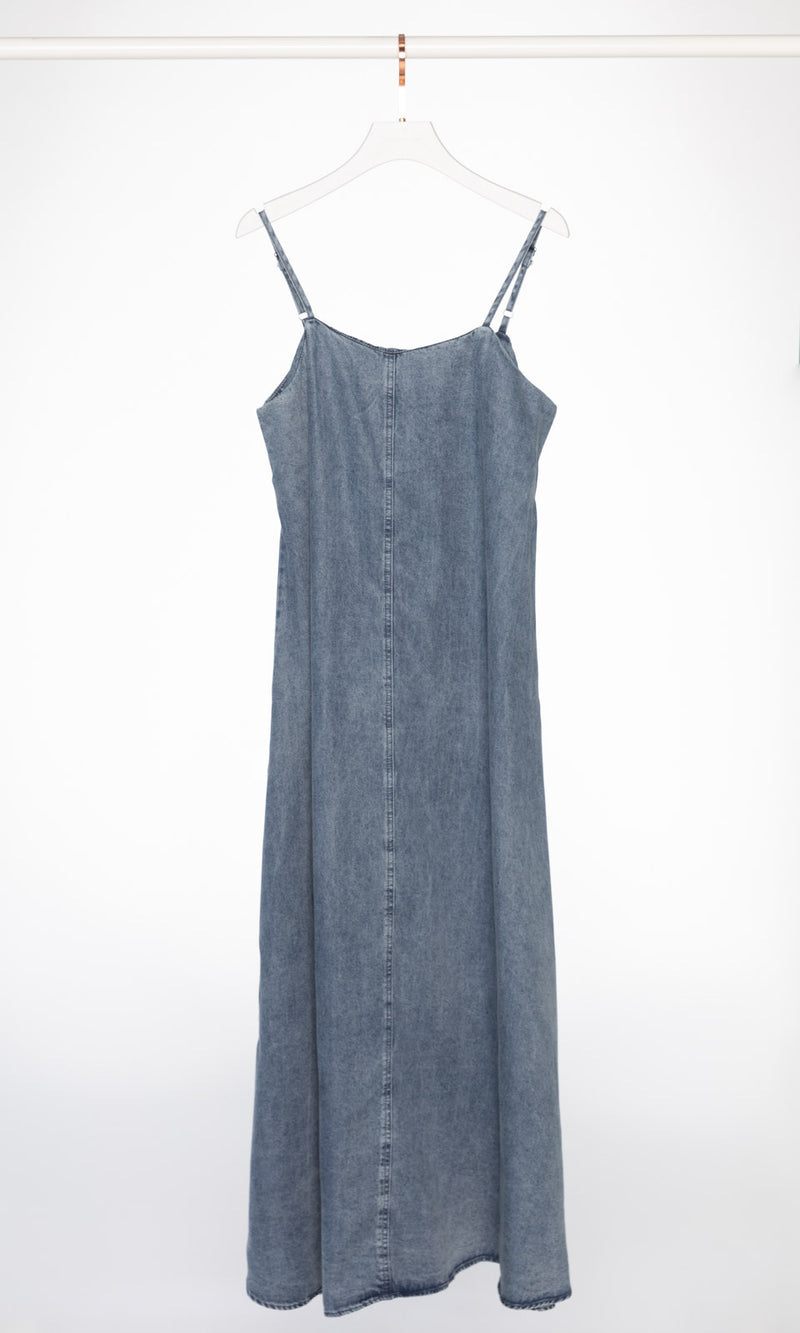 Denim Cami Maxi Dress