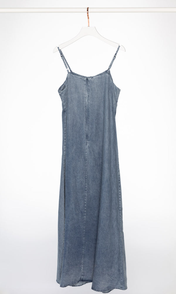 Denim Cami Maxi Dress