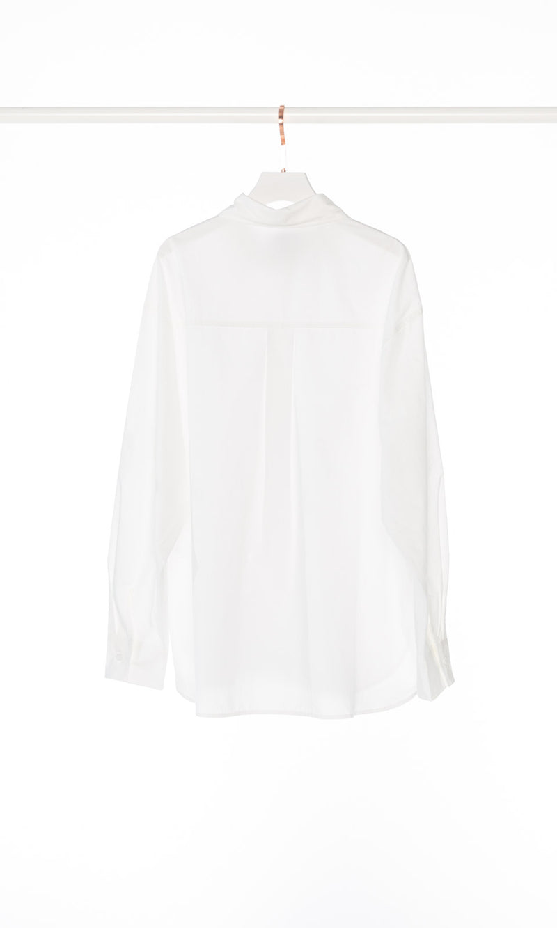 Solid Color Oversized Shirt