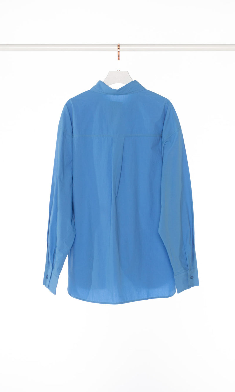 Solid Color Oversized Shirt