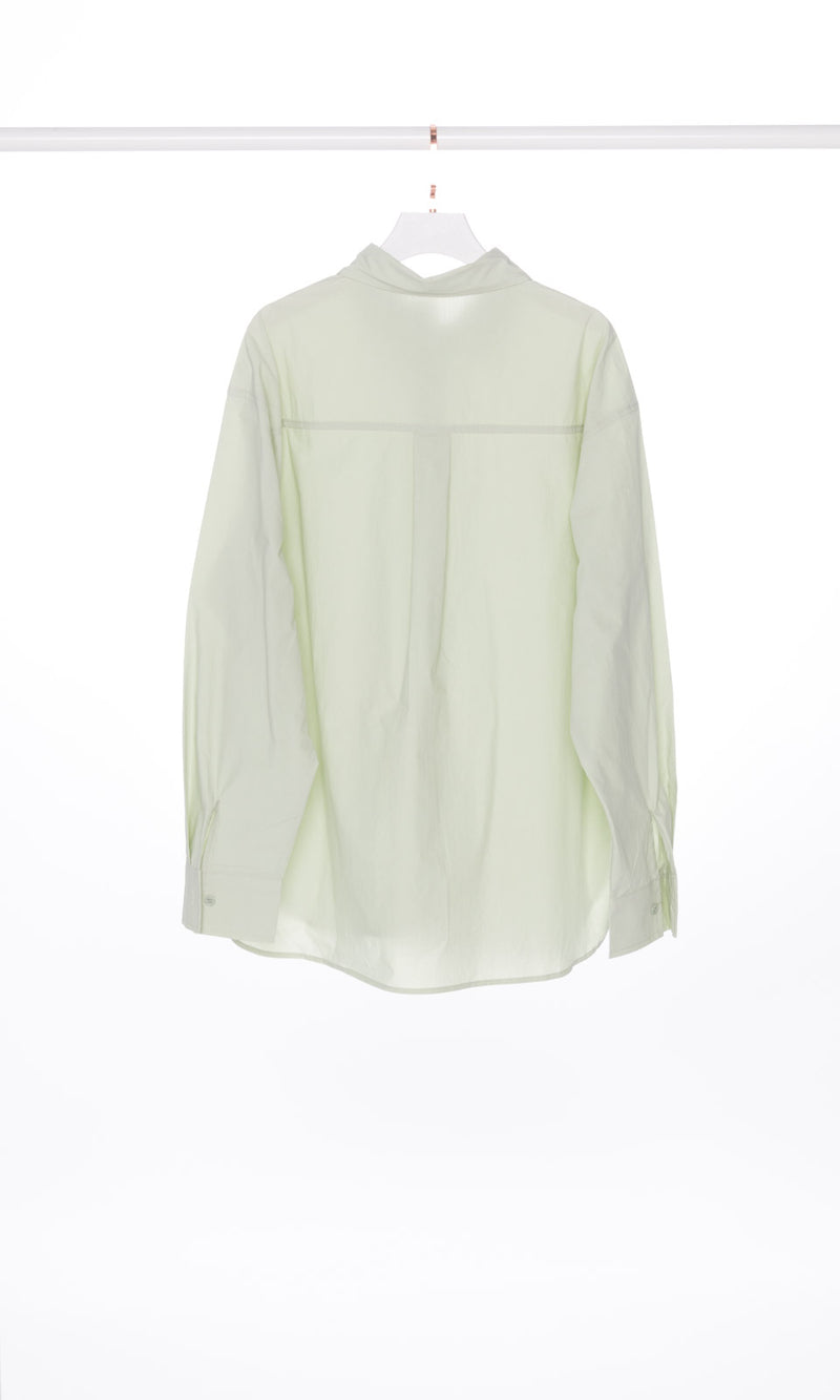 Solid Color Oversized Shirt